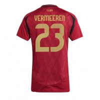 Belgien Arthur Vermeeren #23 Fußballbekleidung Heimtrikot Damen EM 2024 Kurzarm